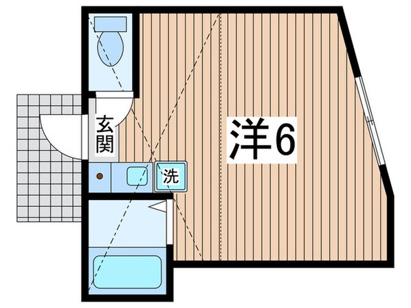 ユナイト稲田ウエストミンスターの物件間取画像